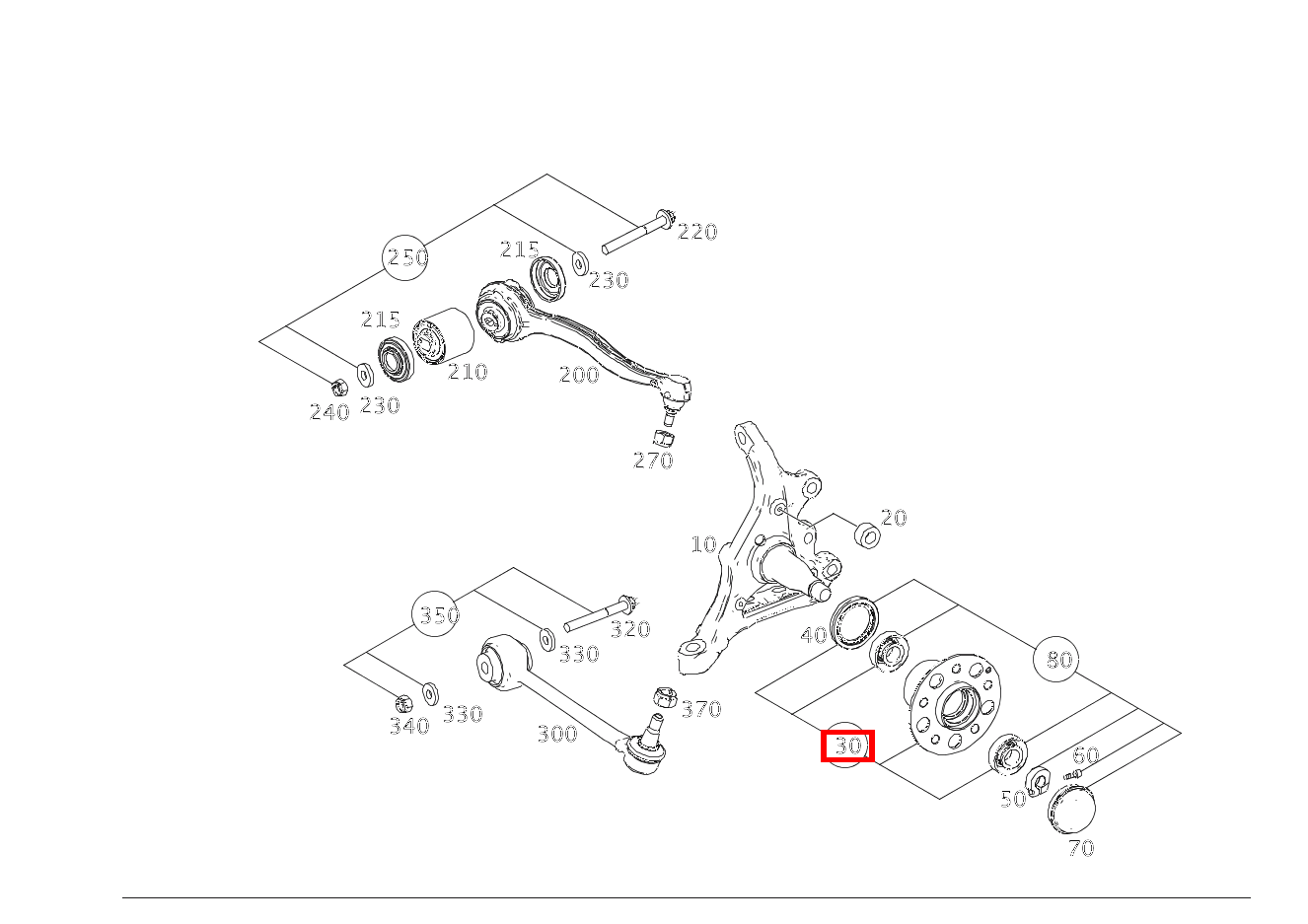 Vorderradnabe C 180 205
