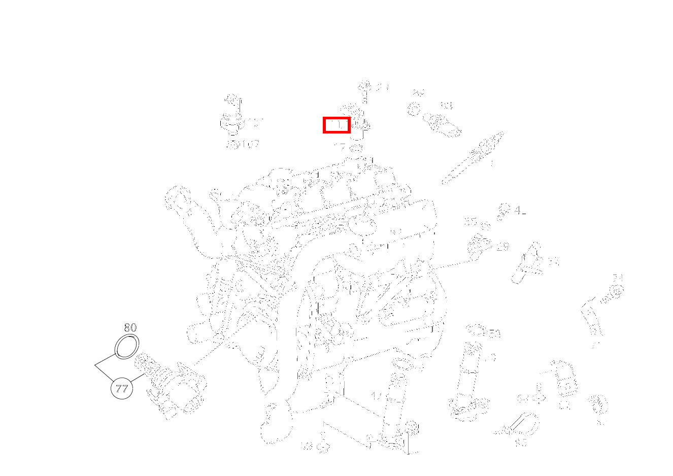 Positionssensor POSITIONSGEBER NOCKENWELLE C 200 T CDI 202