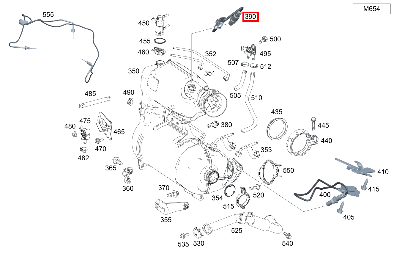 Nox-Sensor Vor Katalysator CLA 220 d 4MATIC Shooting Brake 118