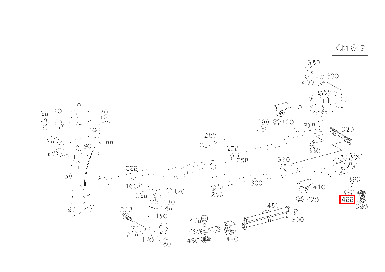 Mutter AUFHAENGUNG NACHSCHALLDAEMPFER; M8 E 270 FG CDI Fahrgestell lang 211 Mutter AUFHAENGUNG NACHSCHALLDAEMPFER; M8 E 270 FG CDI Fahrgestell lang 211