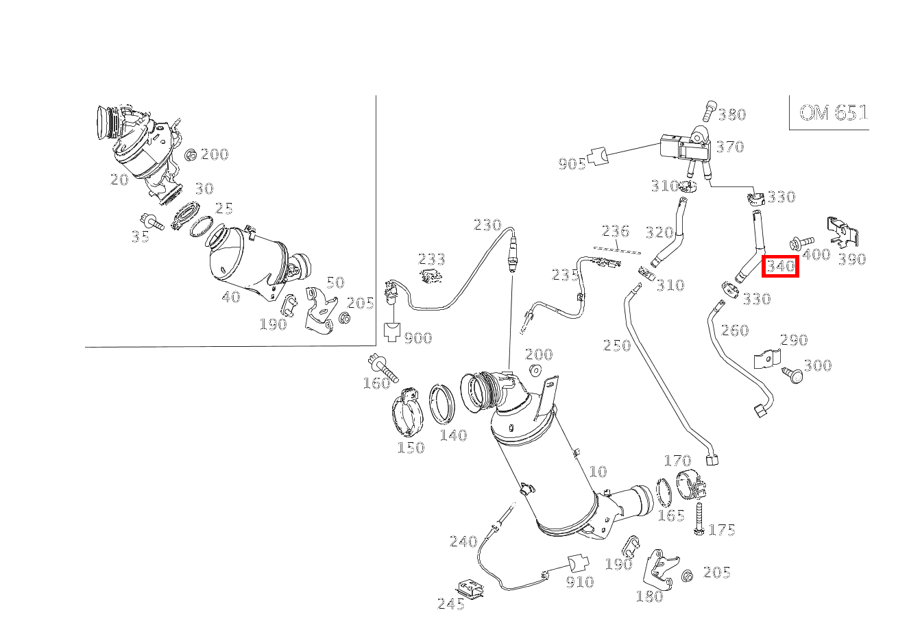 Abgasschlauch E300T BT H 212