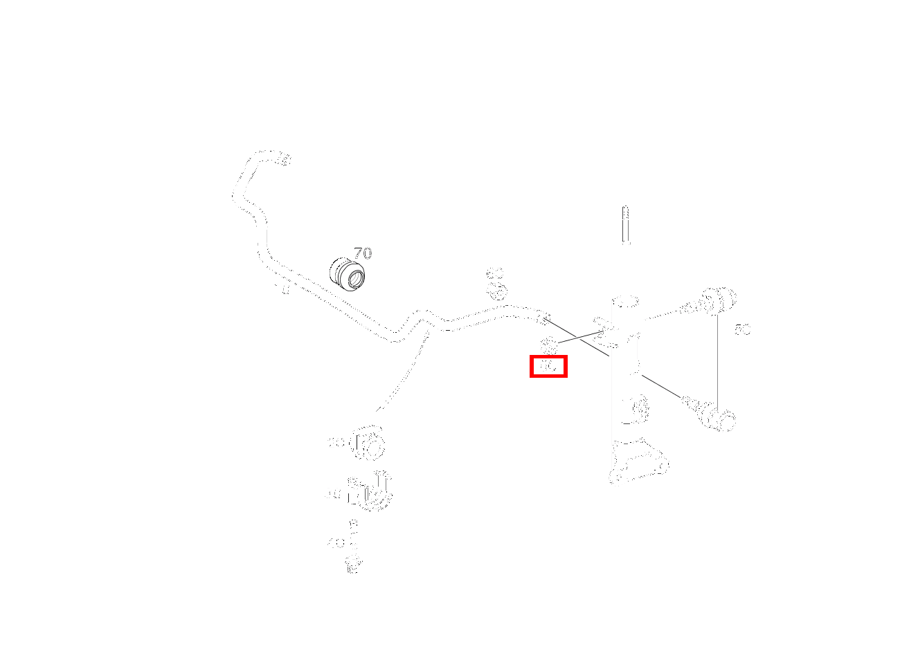 Mutter STANGE AN DREHSTAB; M12X1.5 CLK 63 AMG Cabriolet 209 Mutter STANGE AN DREHSTAB; M12X1.5 CLK 63 AMG Cabriolet 209