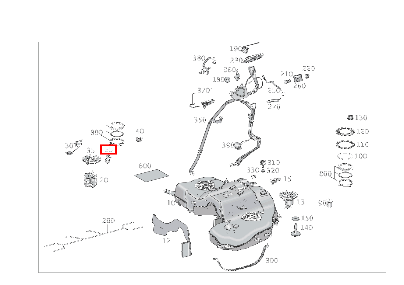 Drucksensor FOERDEREINHEIT GLE 500 e 4MATIC Off-Roader 166