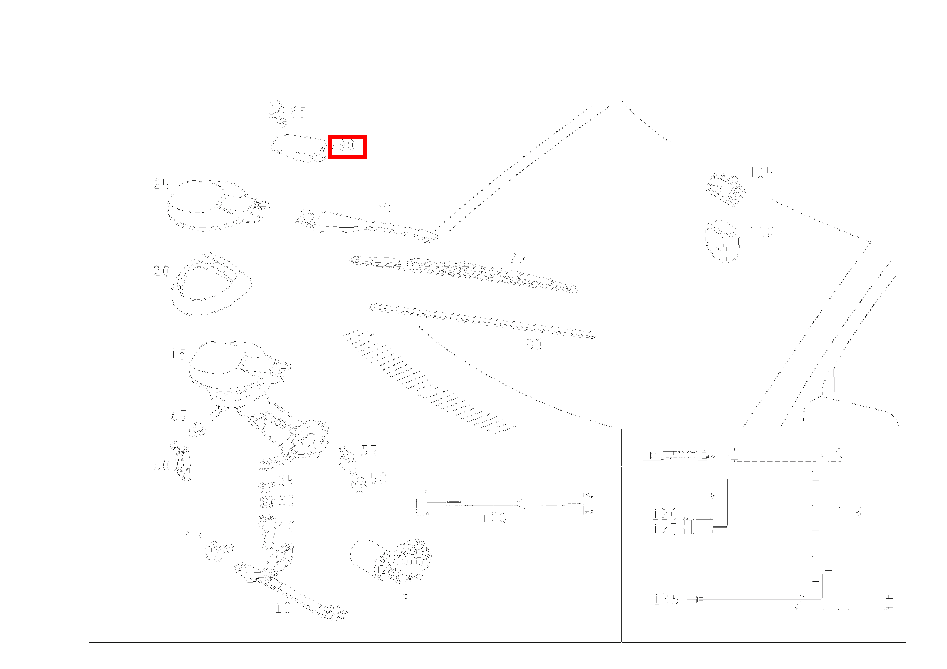 Kappe WISCHERARM E280 210 Kappe WISCHERARM E280 210