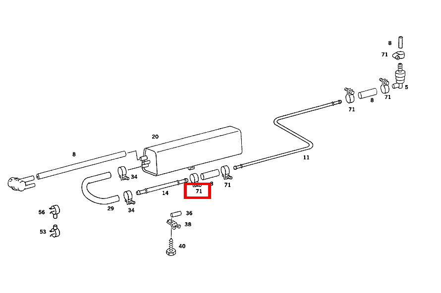 Schlauchschelle ENTLUEFTUNGSLEITUNG TO 114 997 18 82; 9-13 MM 500 SEC-126 126 Schlauchschelle ENTLUEFTUNGSLEITUNG TO 114 997 18 82; 9-13 MM 500 SEC-126 126