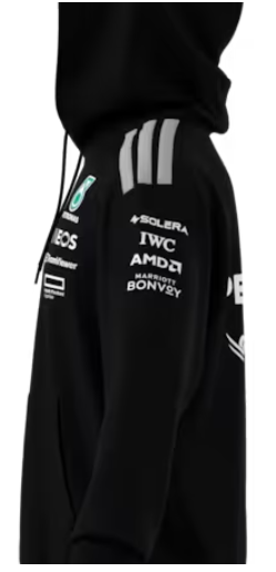 Sweathoody Herren, Fahrer, Mercedes-AMG F1 schwarz Sweathoody Herren, Fahrer, Mercedes-AMG F1 schwarz