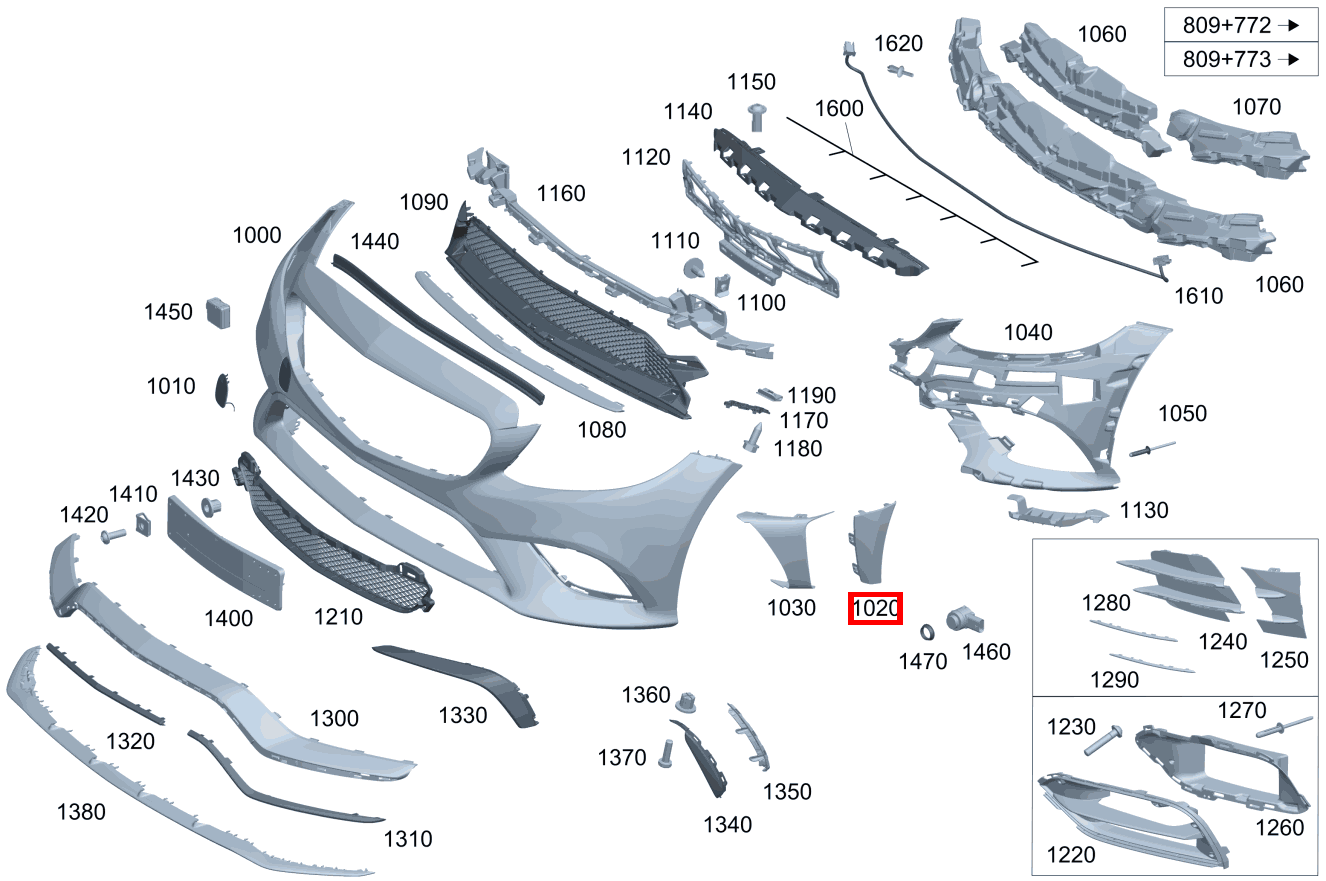 Abdeckung Stossfänger Vorn links Radabdeckung C 220 d T-Modell 247 Abdeckung Stossfänger Vorn links Radabdeckung C 220 d T-Modell 247