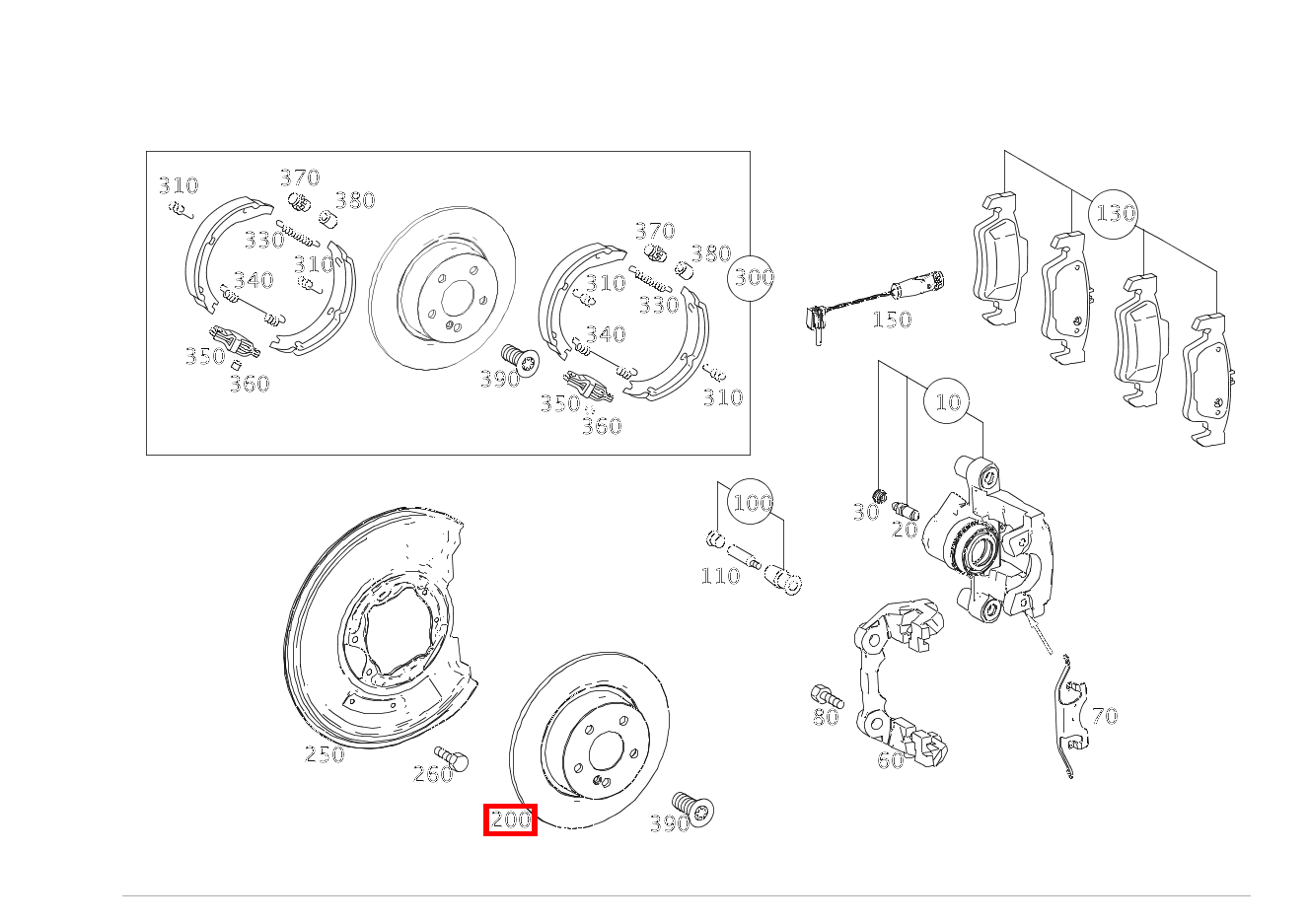 Bremsscheibe belüftet Rechts hinten E300 BT H 212 Bremsscheibe belüftet Rechts hinten E300 BT H 212