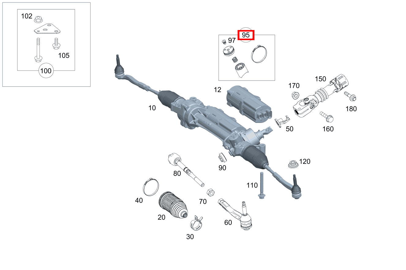 Druckstück Teilesatz C 220 d 238 Druckstück Teilesatz C 220 d 238