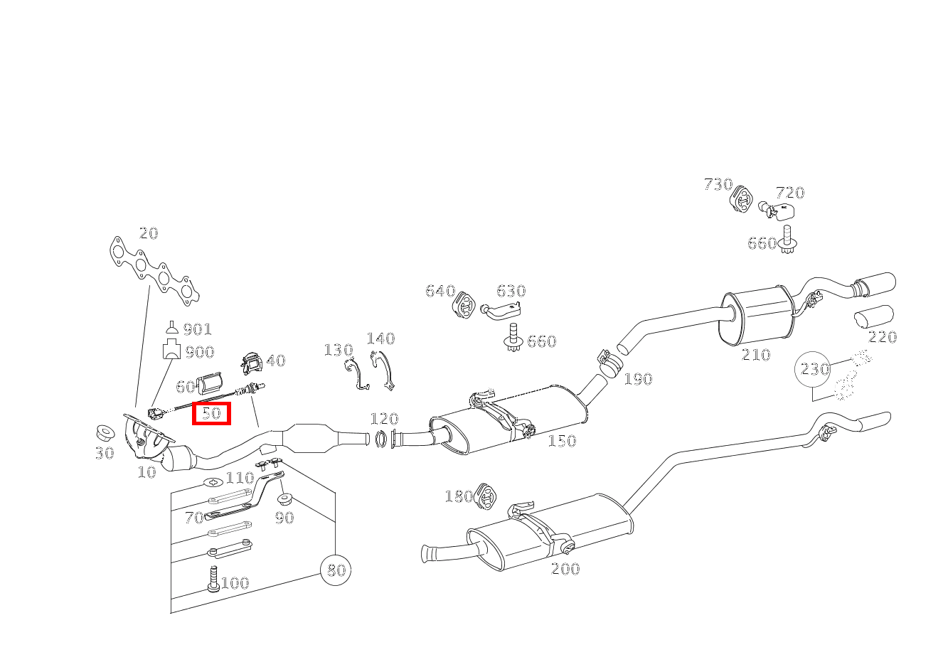 Lambdasonde NACH KATALYSATOR A 160 BlueEFFICIENCY Limousine 205 Lambdasonde NACH KATALYSATOR A 160 BlueEFFICIENCY Limousine 205