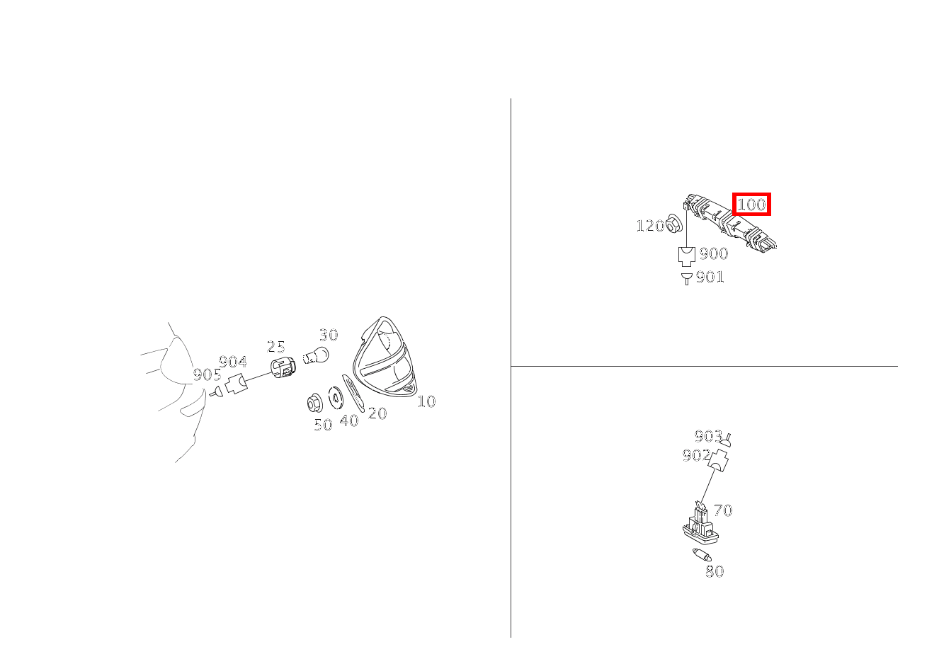 Zusatzbremsleuchte ZUSATZBREMSLEUCHTE SLK 55 AMG Roadster 171 Zusatzbremsleuchte ZUSATZBREMSLEUCHTE SLK 55 AMG Roadster 171