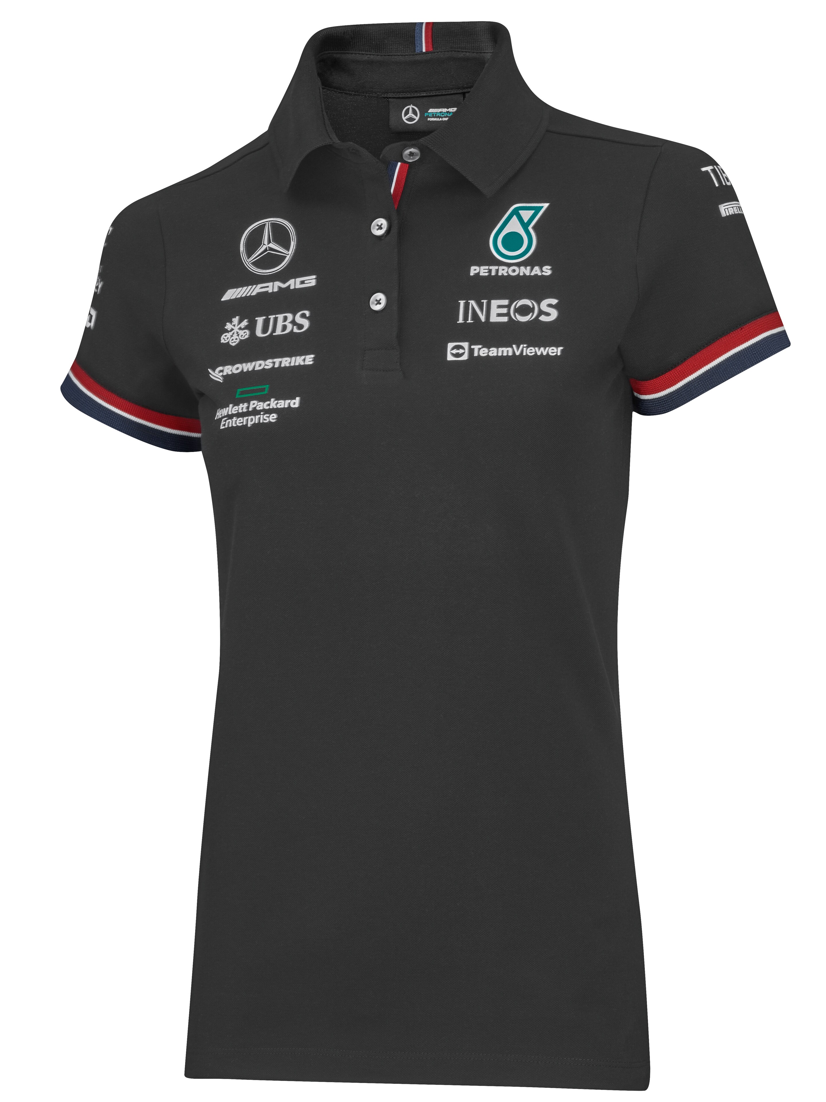Mercedes-Benz - Poloshirt Damen, schwarz