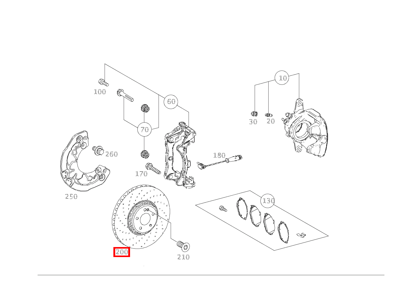 Bremsscheibe Vorn rechts G 400 d 463 Bremsscheibe Vorn rechts G 400 d 463