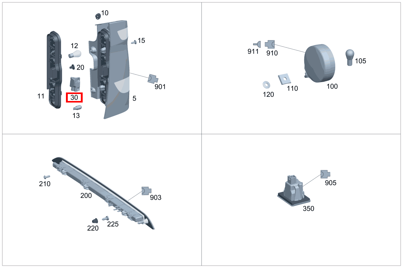 Dichtung Leuchtengehäuse Heckleuchte rechts V 220 d EDITION Kompakt 460 Dichtung Leuchtengehäuse Heckleuchte rechts V 220 d EDITION Kompakt 460