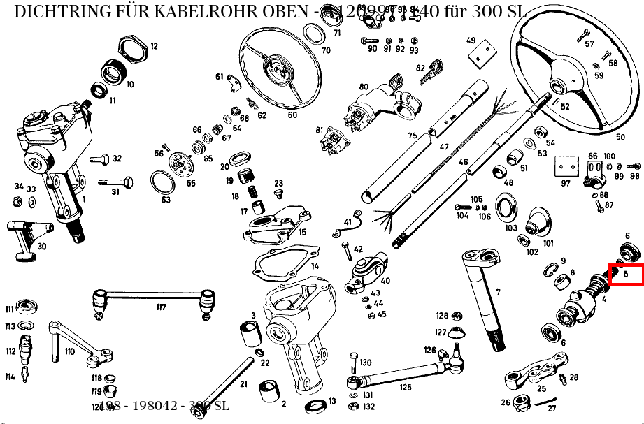 Dichtring FÜR KABELROHR OBEN 300 SL 198 Dichtring FÜR KABELROHR OBEN 300 SL 198