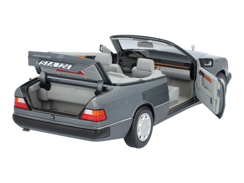 300 CE-24 Cabriolet A 124 (1991-1993) perlmuttgrau, Norev, 1:18