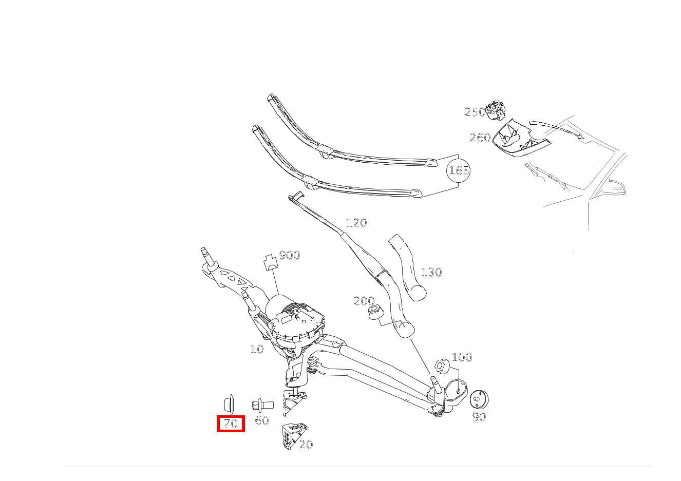 Verschlussdeckel An Trennwand Mitte; 10 MM GLK 350 4MATIC 204 Verschlussdeckel An Trennwand Mitte; 10 MM GLK 350 4MATIC 204