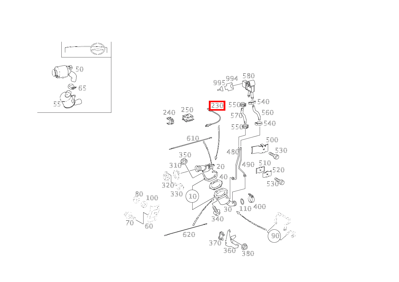 Lambdasonde O2-Sonde E 220 CDI T-Modell 212