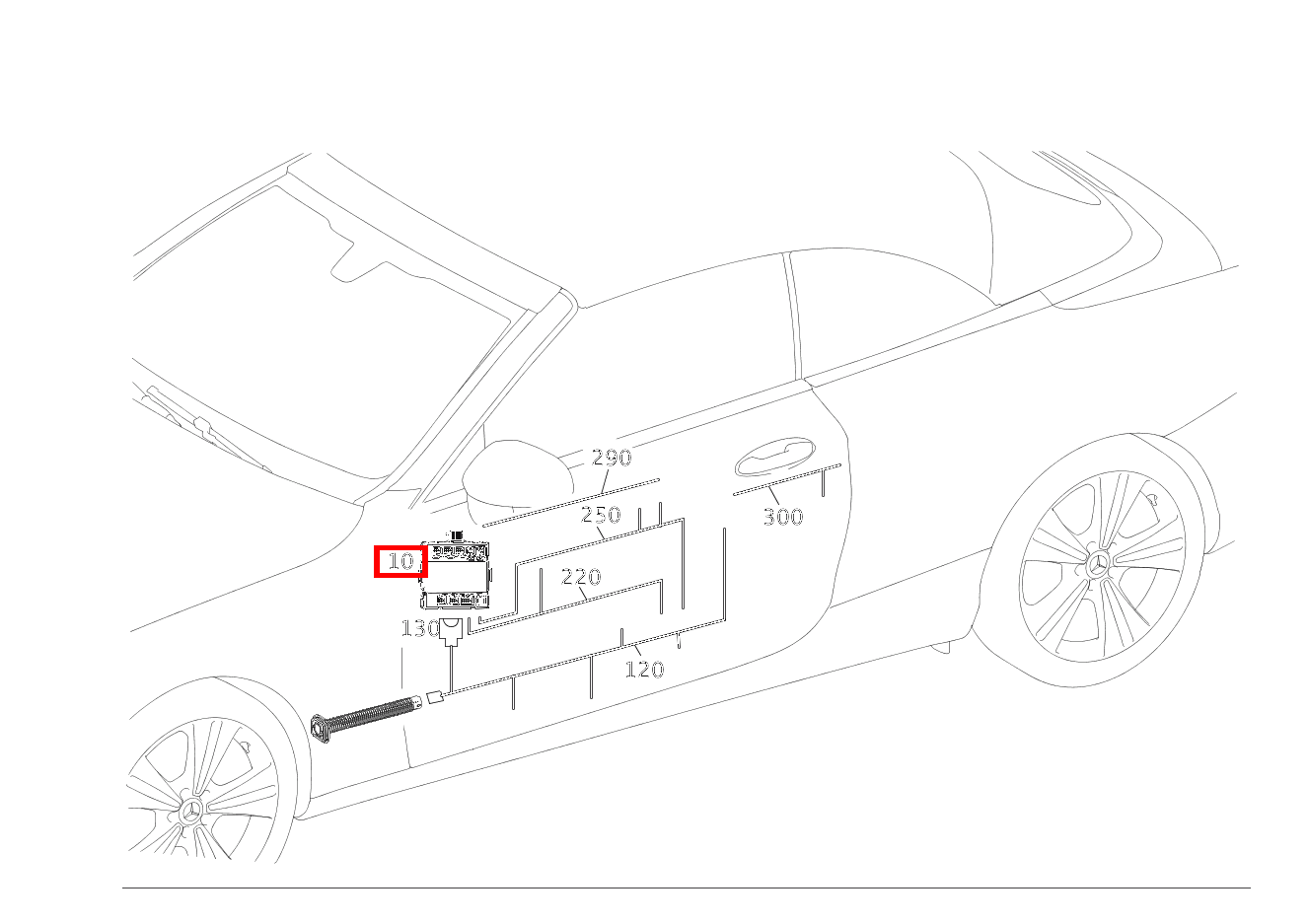 Steuergerät vollständig Türsteuergerät vorn links Mercedes-AMG C 63 S Cabriolet 205