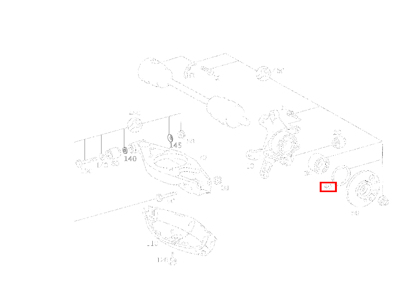 Sicherungsring LINKS UND RECHTS C 320 Sportcoupé 203 Sicherungsring LINKS UND RECHTS C 320 Sportcoupé 203