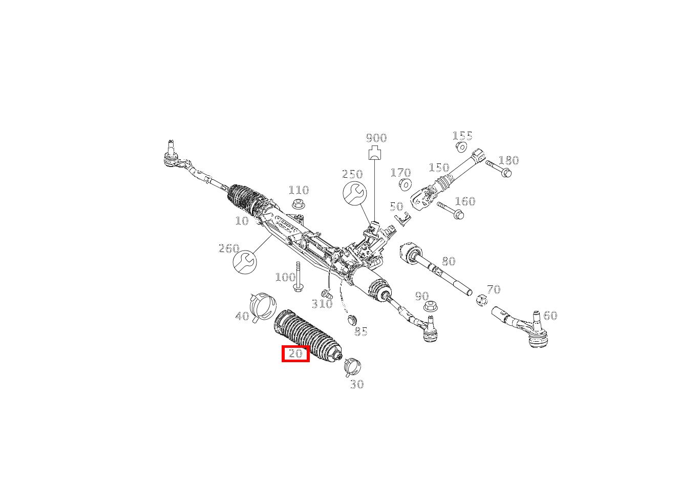 Manschette GLK220BT 4M 204