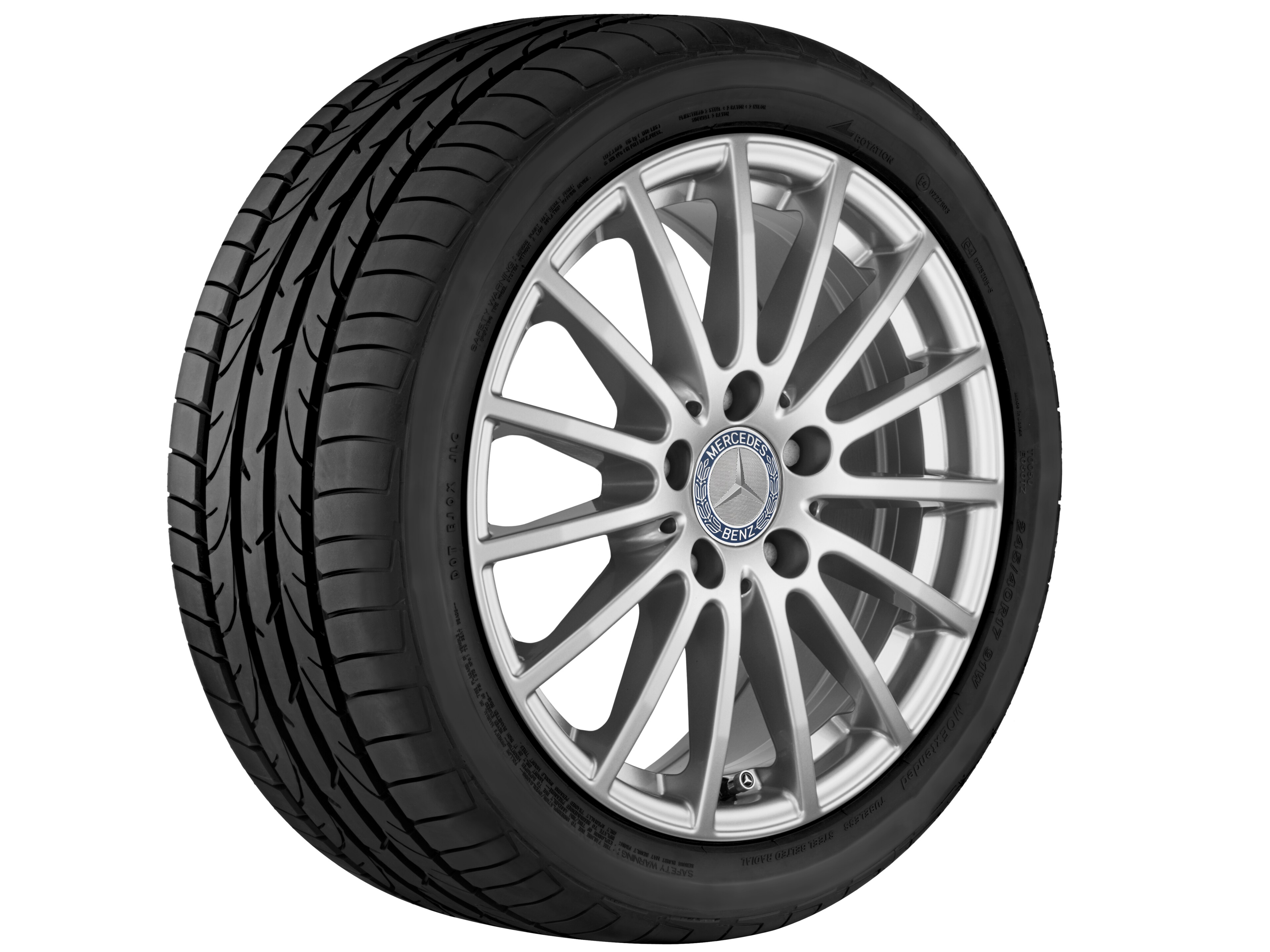 Mercedes-Benz - Vielspeichen-Rad, 40,6 cm (16 Zoll) Vielspeichen-Rad, 40,6 cm (16 Zoll)