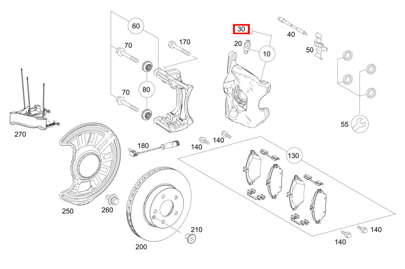 Kappe Entlüfterventil A 45 AMG 4MATIC 176