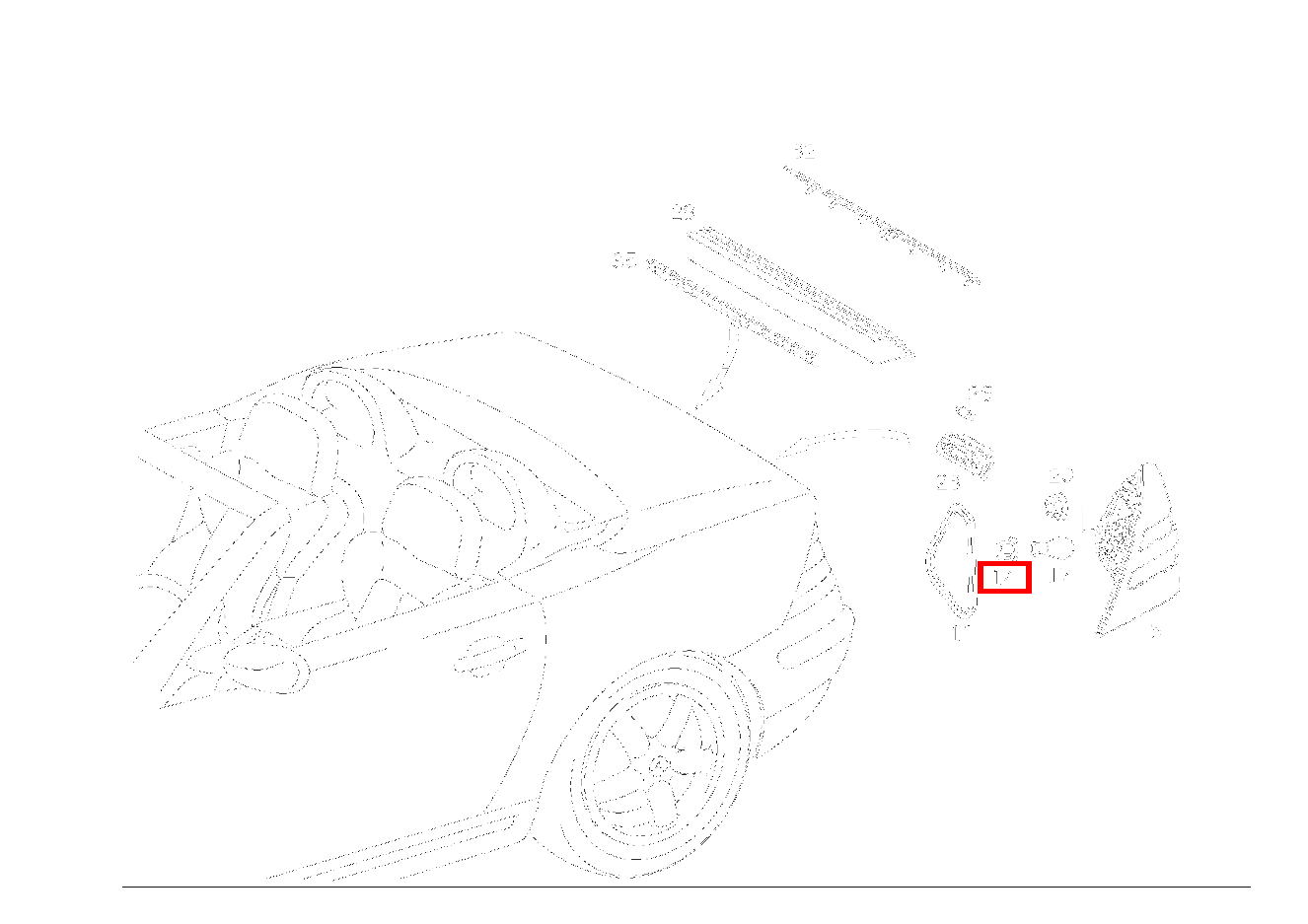 Lampenfassung SCHLUSSLICHT SLK230 170 Lampenfassung SCHLUSSLICHT SLK230 170