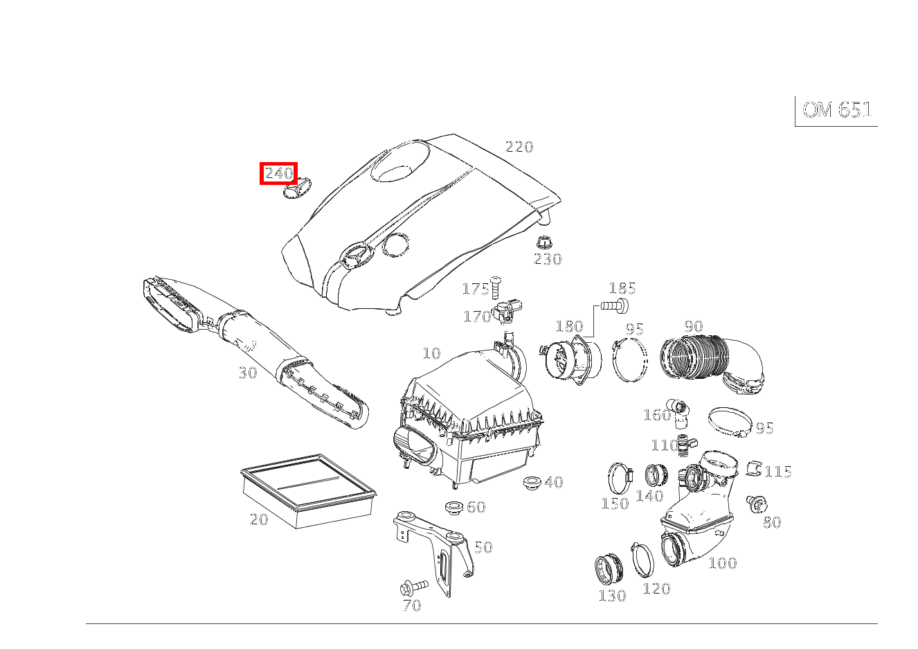 Mercedes-Stern Motorabdeckung vorn CLA 200 Shooting Brake d 117 Mercedes-Stern Motorabdeckung vorn CLA 200 Shooting Brake d 117