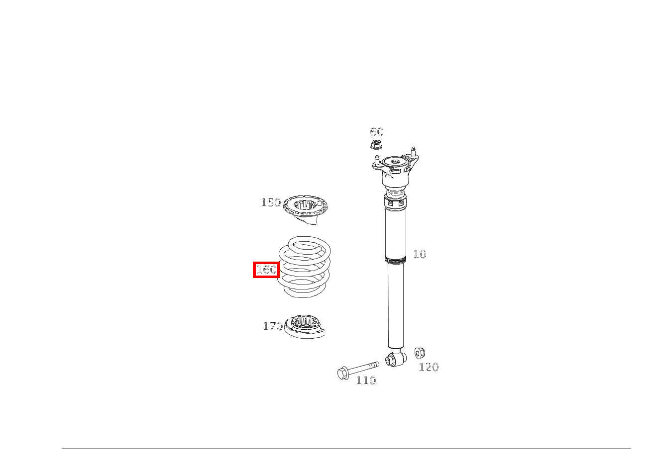 Schraubenfeder FARBKENNZEICHNUNG: 1 X ROT / 2 X BRAUN A 220 4MATIC Limousine 176 Schraubenfeder FARBKENNZEICHNUNG: 1 X ROT / 2 X BRAUN A 220 4MATIC Limousine 176