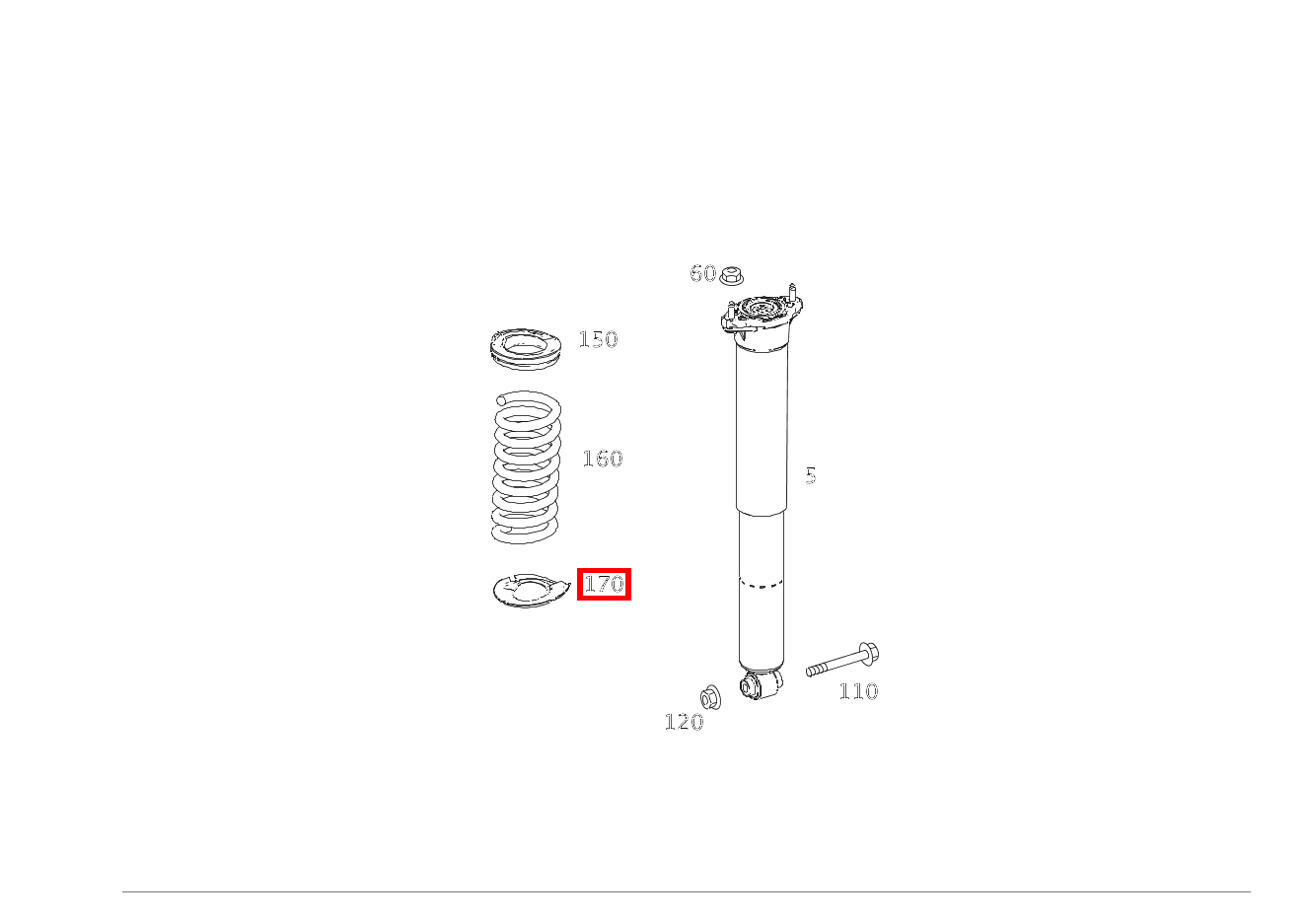 Federbeilage Unten GLK 350 4MATIC 204