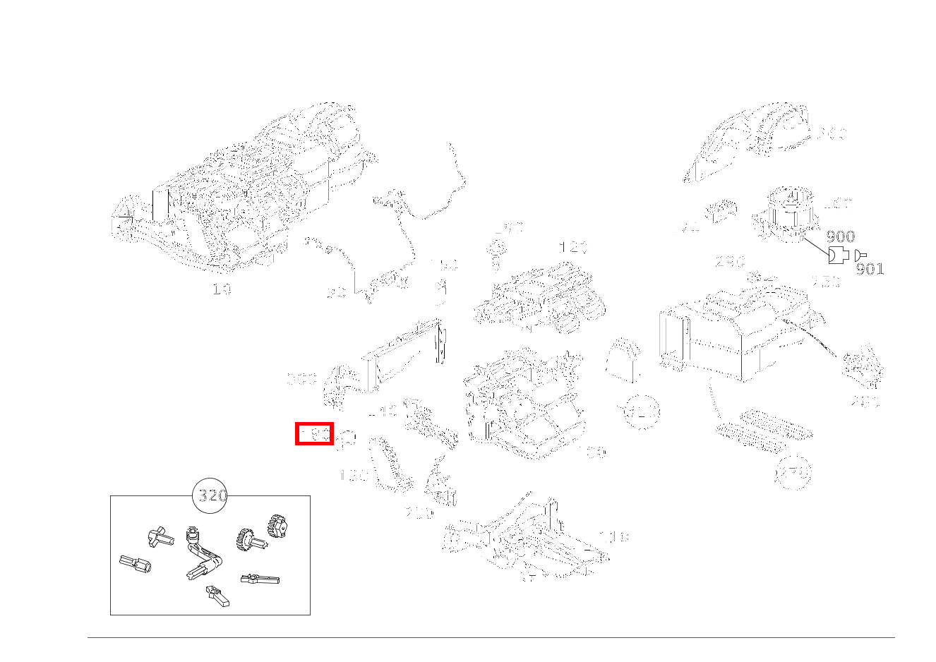 SPANNFEDER KLIMAKASTEN SL 65 AMG Roadster BCA 230