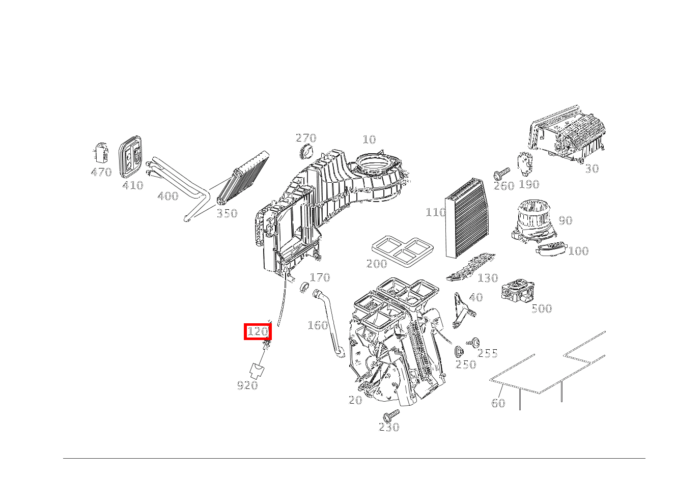 Temperatursensor VERDAMPFER ELECTRIC DRIVE 242