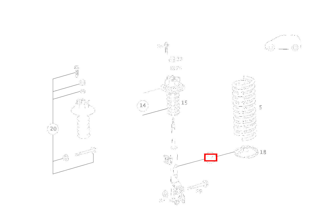 Teilesatz Stossdämpfer LIEFERUMFANG A 160 Coupé 169 Teilesatz Stossdämpfer LIEFERUMFANG A 160 Coupé 169
