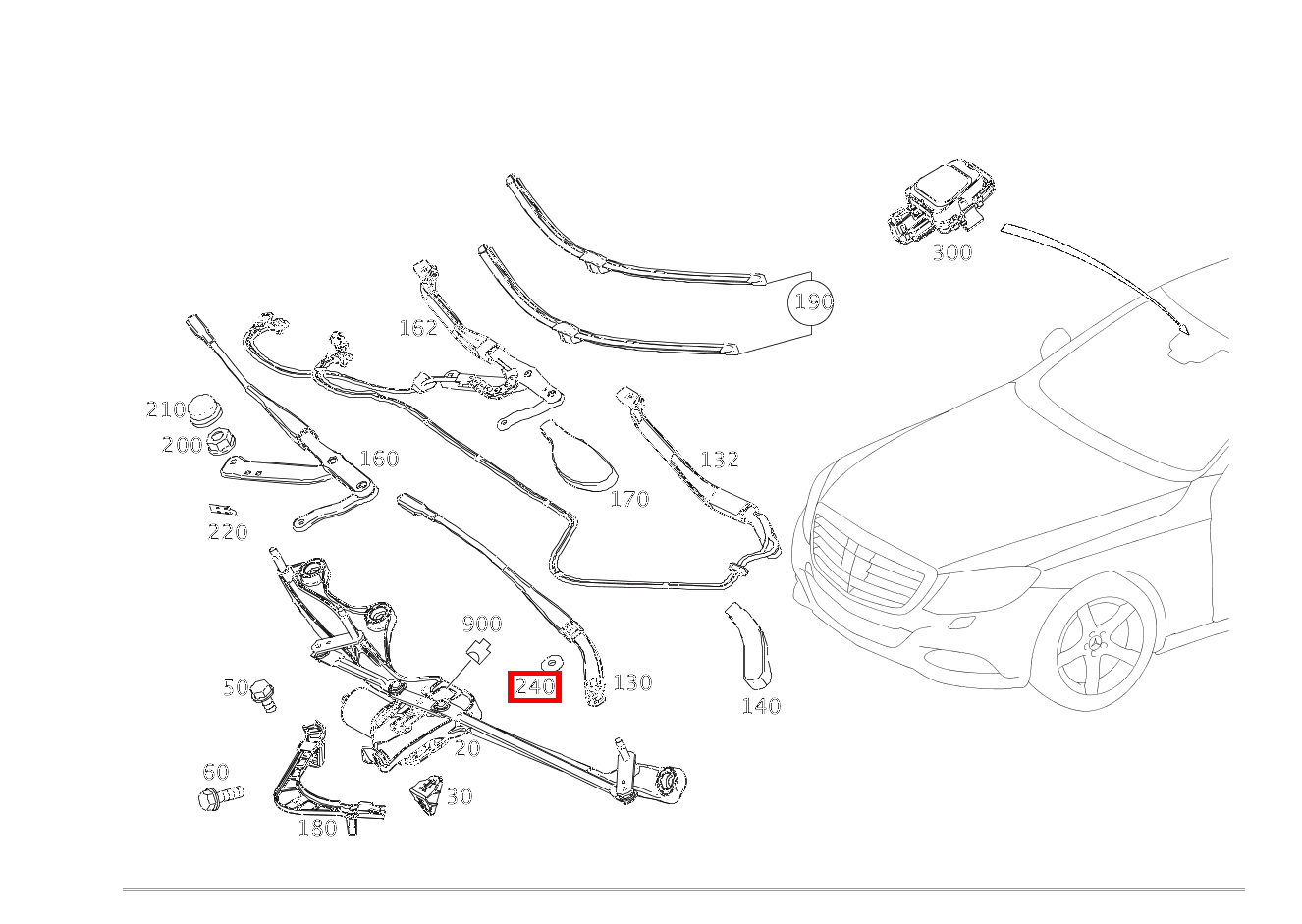 Abdeckung Wischerarm WISCHERARM FAHRER AN WISCHERACHSE Mercedes-Maybach S 560 4MATIC 222 Abdeckung Wischerarm WISCHERARM FAHRER AN WISCHERACHSE Mercedes-Maybach S 560 4MATIC 222