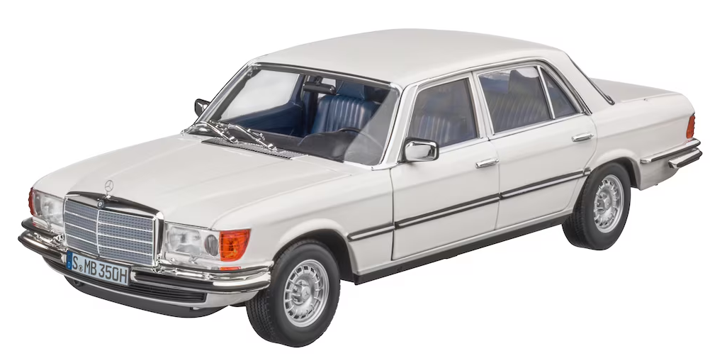 450 SEL W 116 (1976-1980) weiß, Norev, 1:18