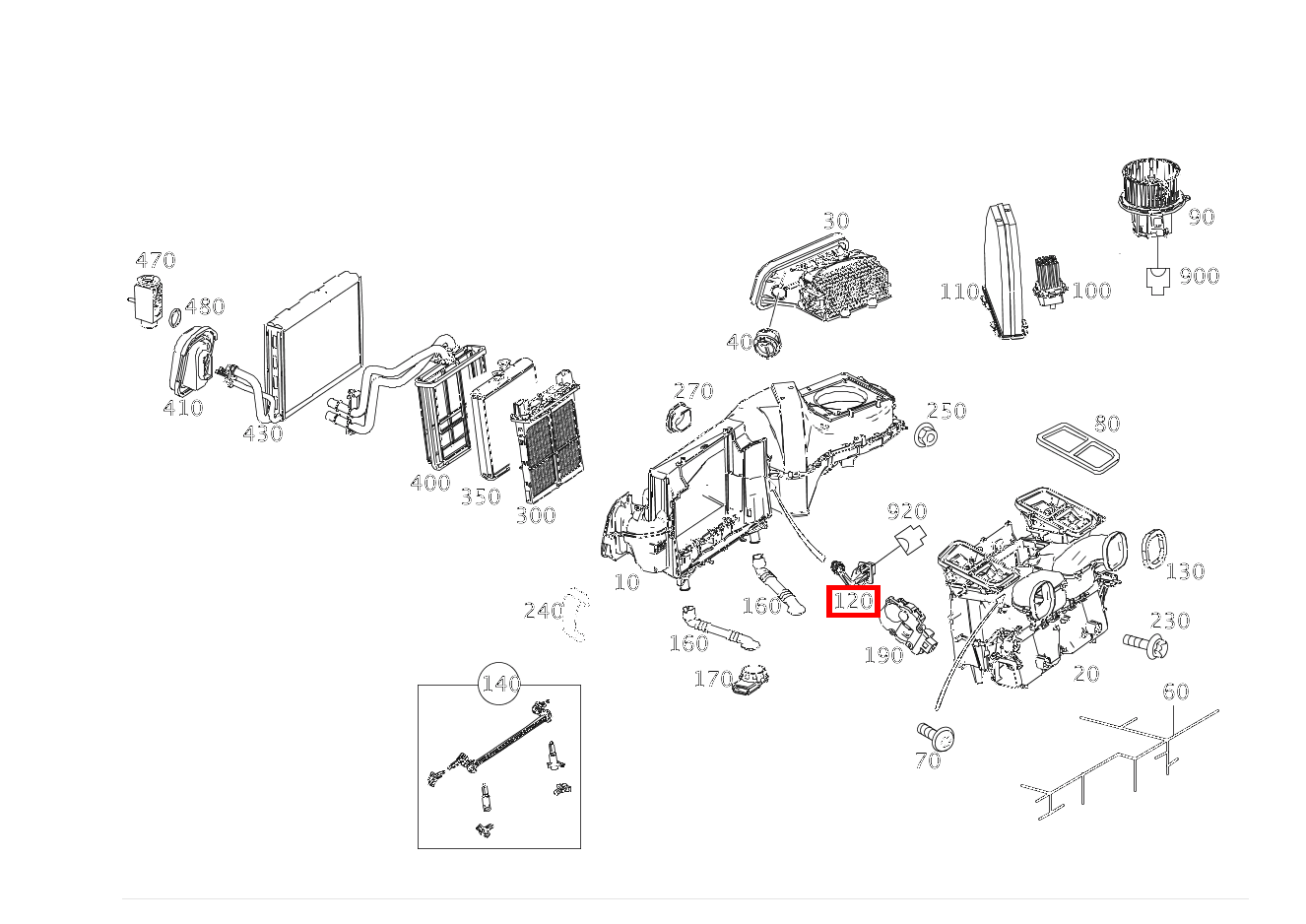 Temperatursensor VERDAMPFER SLS AMG GT Roadster Final Edition 197