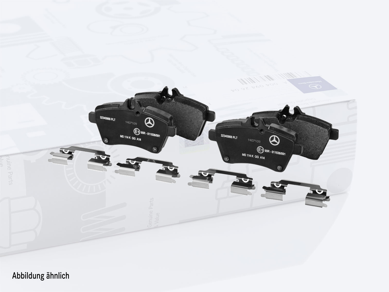 Mercedes-Benz - TEILESATZ BREMSBELAG Teilenummer A0074205620 A0074205620