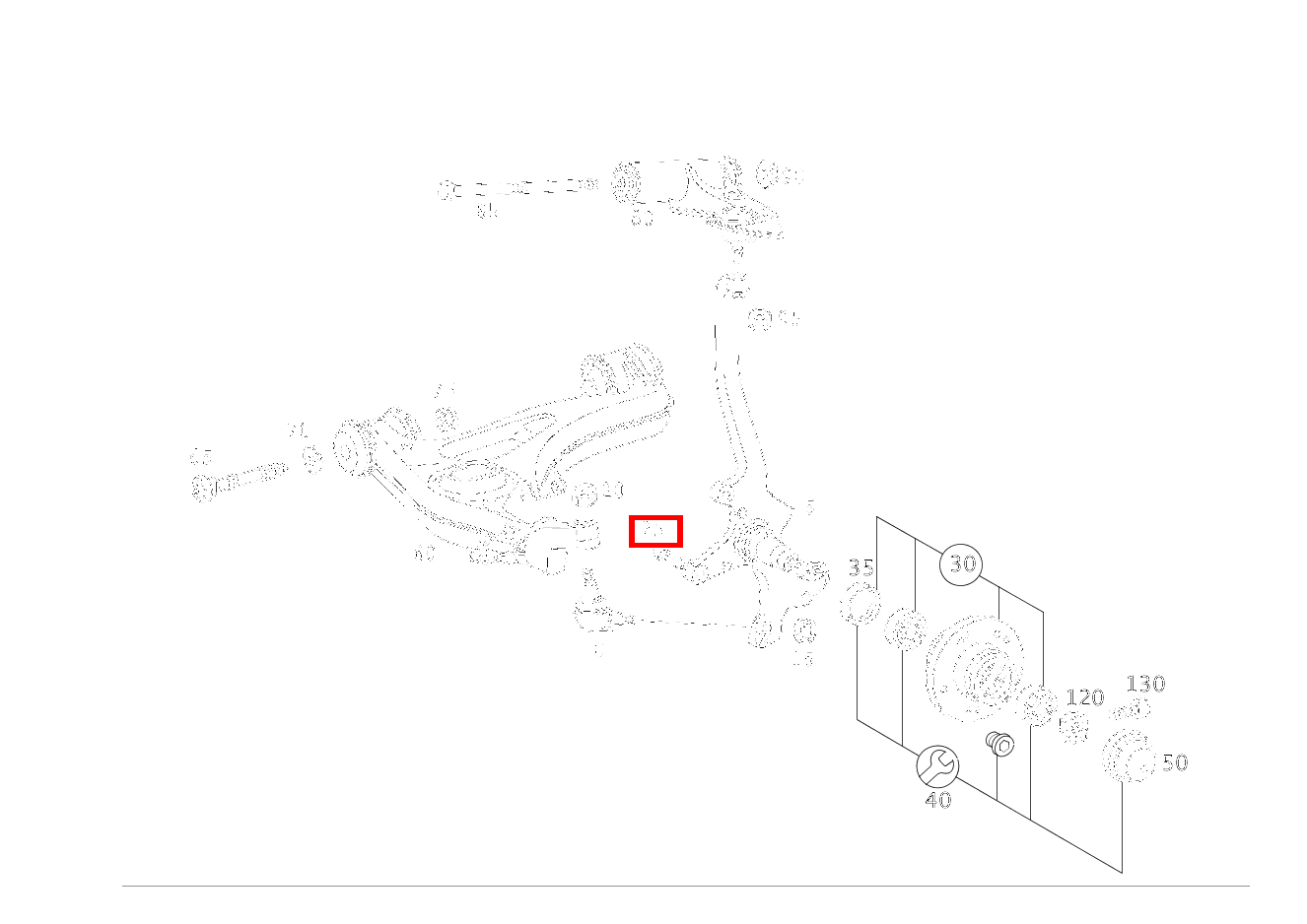 Schutzkappe LENKANSCHLAG RECHTS SLK 320 AMG KOMP 170
