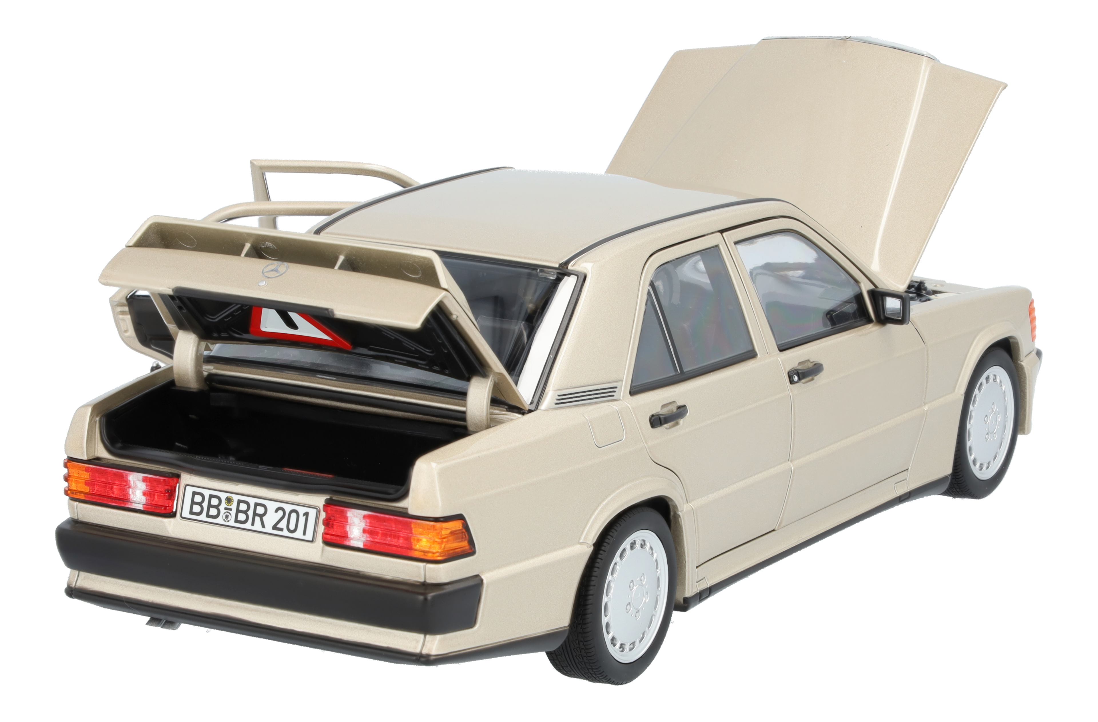 190 E 2.3-16 W 201 (1984-1988) silberfarben, 1:18