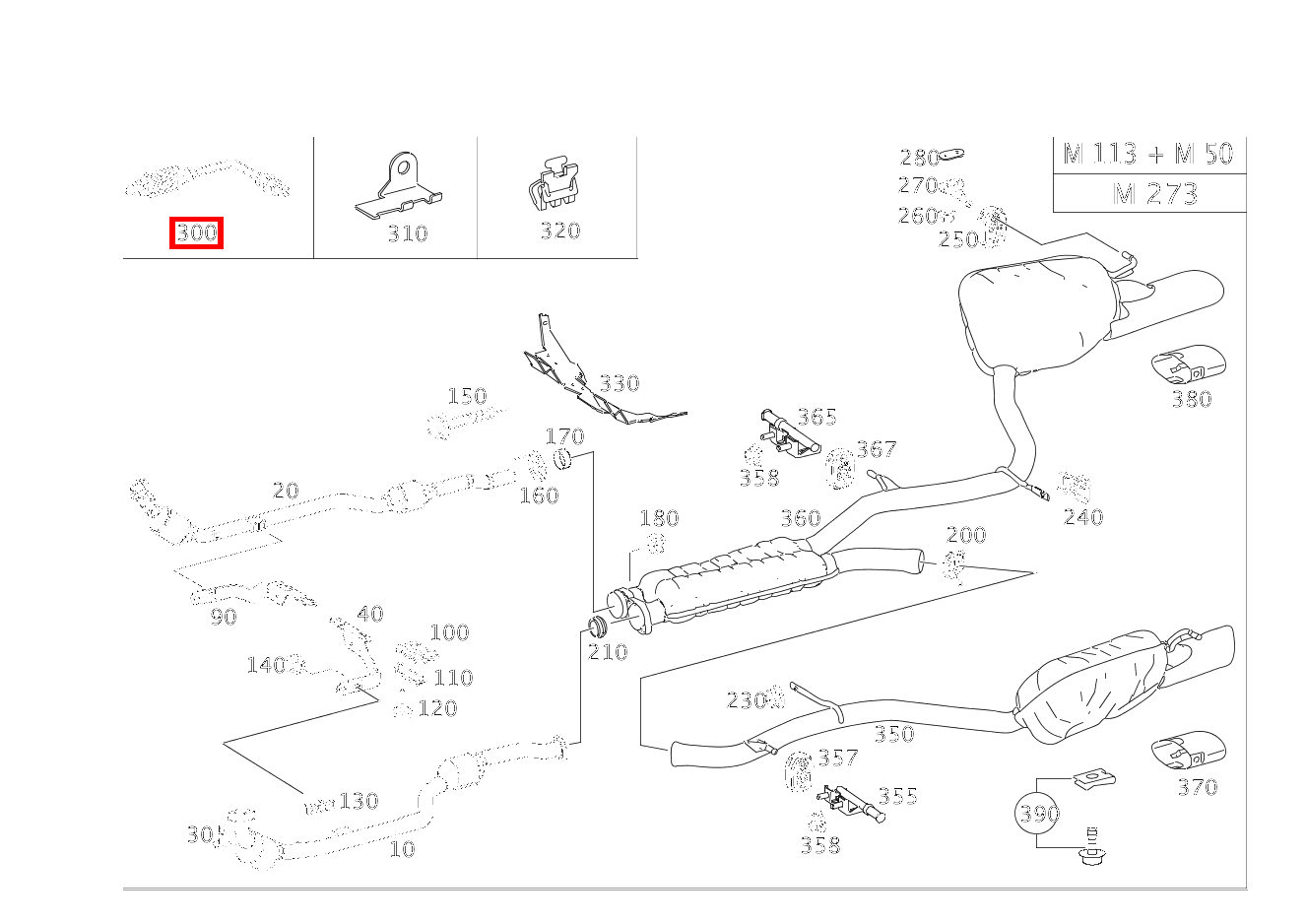 Lambdasonde Diagnosesonde nach Katalysator CLS 500, CLS 550 219 Lambdasonde Diagnosesonde nach Katalysator CLS 500, CLS 550 219