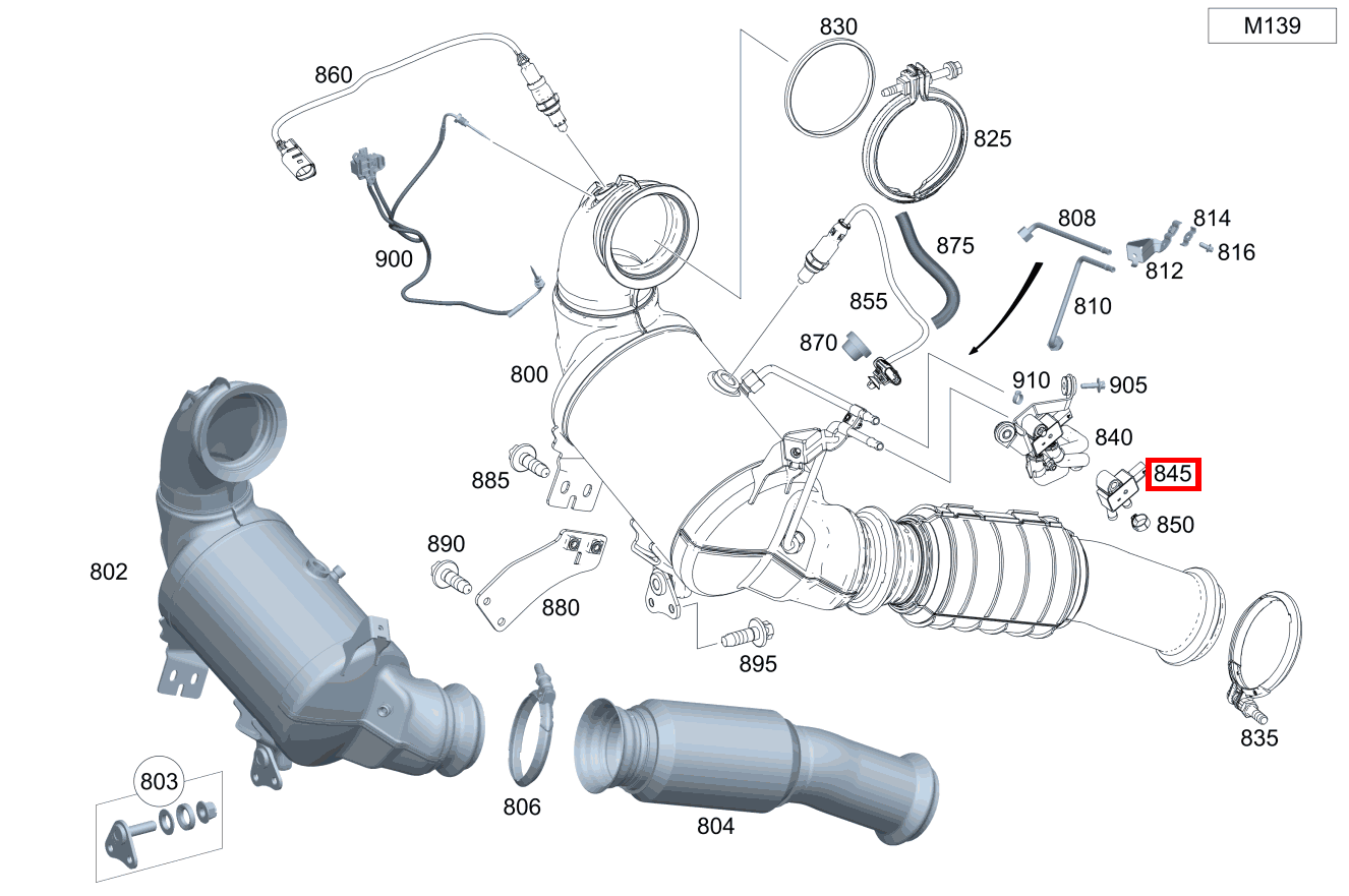 Drucksensor Mercedes-AMG A 45 S 4MATIC+ Kompaktlimousine 177