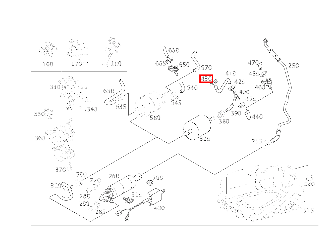 Schlauchschelle SCHLAUCH RUECKLAUF AN KRAFTSTOFFLEITUNG; 14.5-15.5 MM CL 55 AMG KOMPR. 215 Schlauchschelle SCHLAUCH RUECKLAUF AN KRAFTSTOFFLEITUNG; 14.5-15.5 MM CL 55 AMG KOMPR. 215