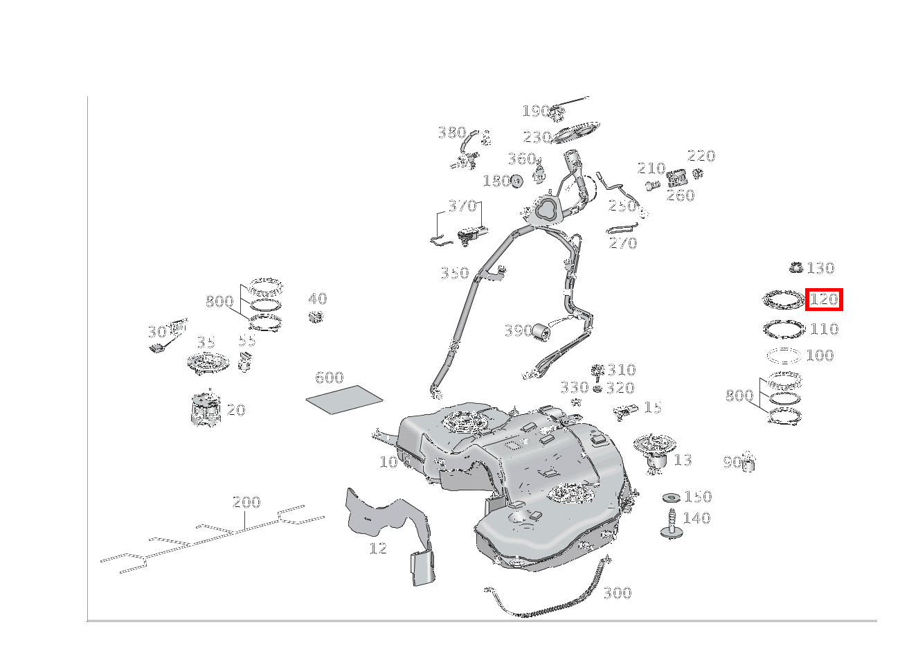 ZWISCHENRING SERVICEDECKEL GLE 500 e 4MATIC Off-Roader 166 ZWISCHENRING SERVICEDECKEL GLE 500 e 4MATIC Off-Roader 166