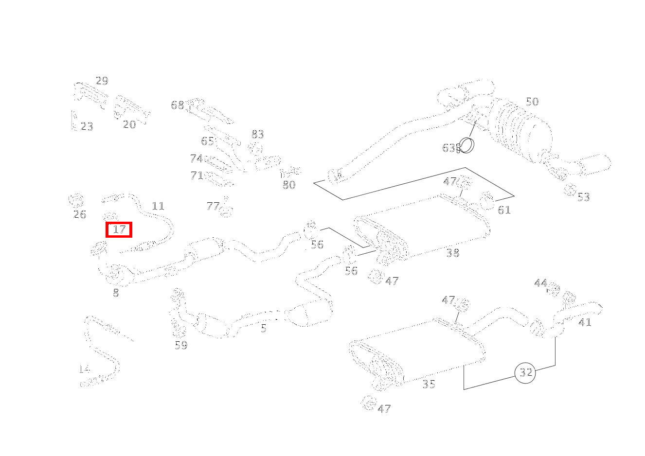 Klammer BEF.LAMBDASONDE SLC 107, SE 126, SEL 109 und weitere kaufen 