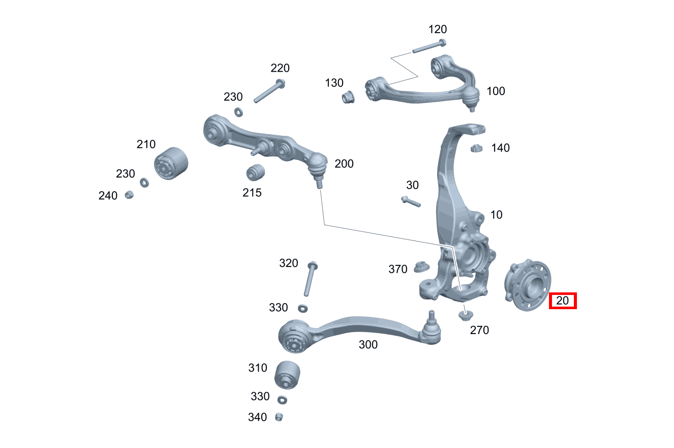 Radlager RECHTS MIT RADFLANSCH E 300 Cabriolet 238 Radlager RECHTS MIT RADFLANSCH E 300 Cabriolet 238