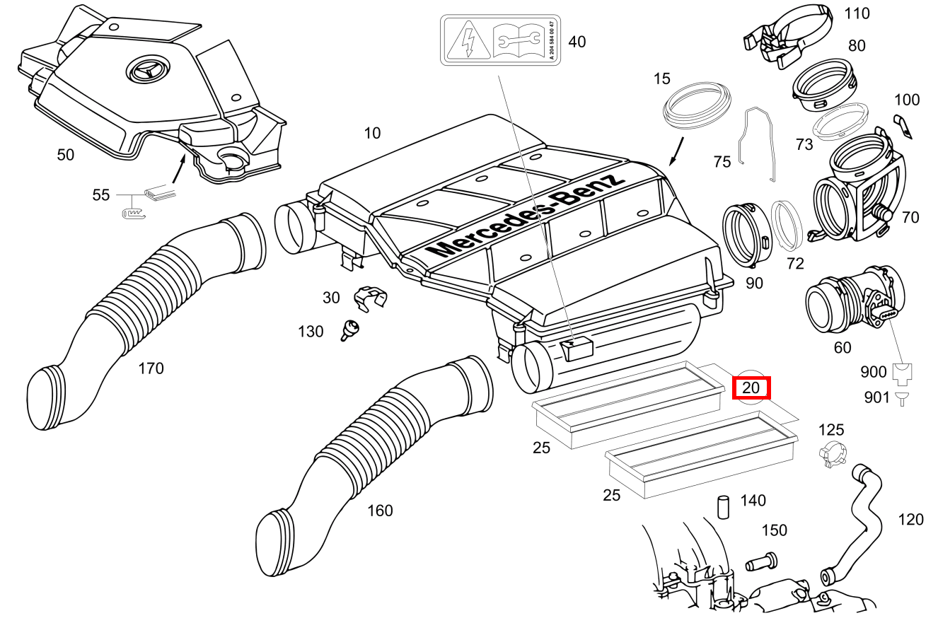 Teilesatz Filtereinsatz TEILESATZ SL500 230 Teilesatz Filtereinsatz TEILESATZ SL500 230