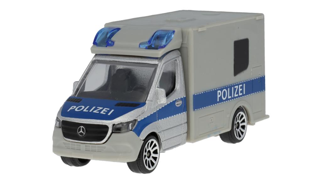 Sprinter, Polizei silberfarben, Majorette, 7,62 cm (3 Zoll) Sprinter, Polizei silberfarben, Majorette, 7,62 cm (3 Zoll)