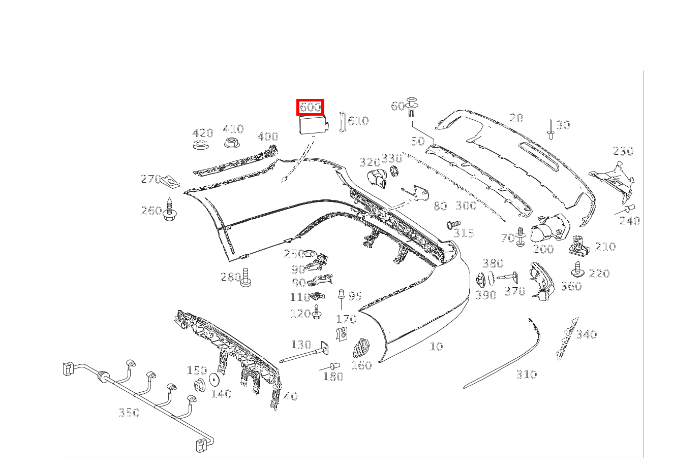 Radarsensor LINKS UND RECHTS AUSSEN CLS250CDI BE 218 Radarsensor LINKS UND RECHTS AUSSEN CLS250CDI BE 218