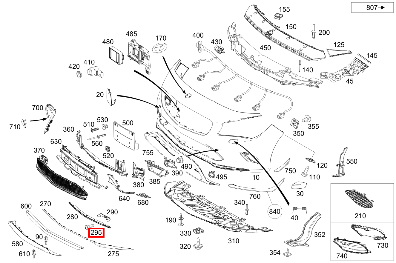 Sechsrundschraube Befestigung Aufnahme; 4X12 CLA 250 Sport 4MATIC Shooting Brake BCA 117
